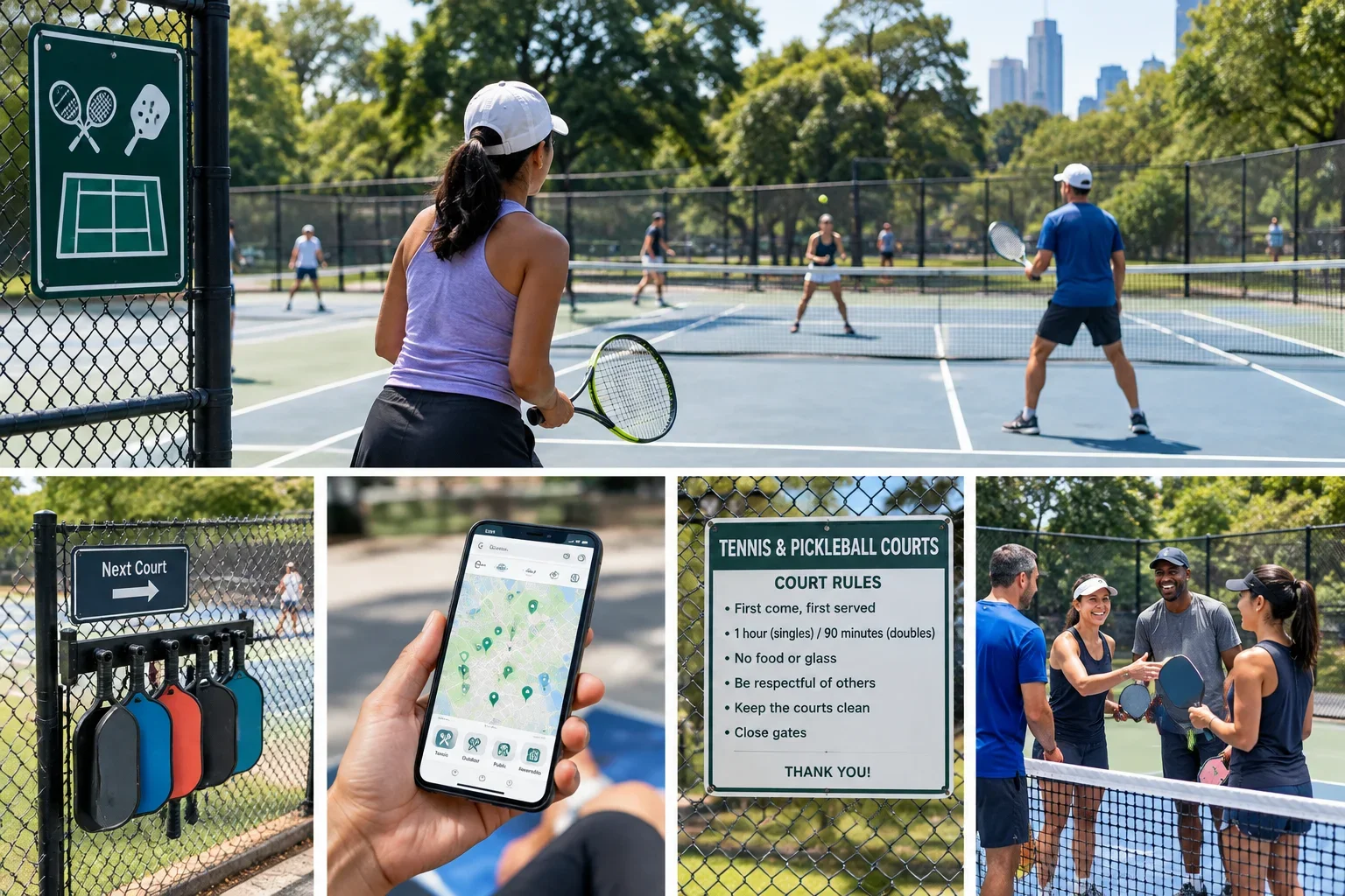 How to Find Free Public Tennis and Pickleball Courts Near You