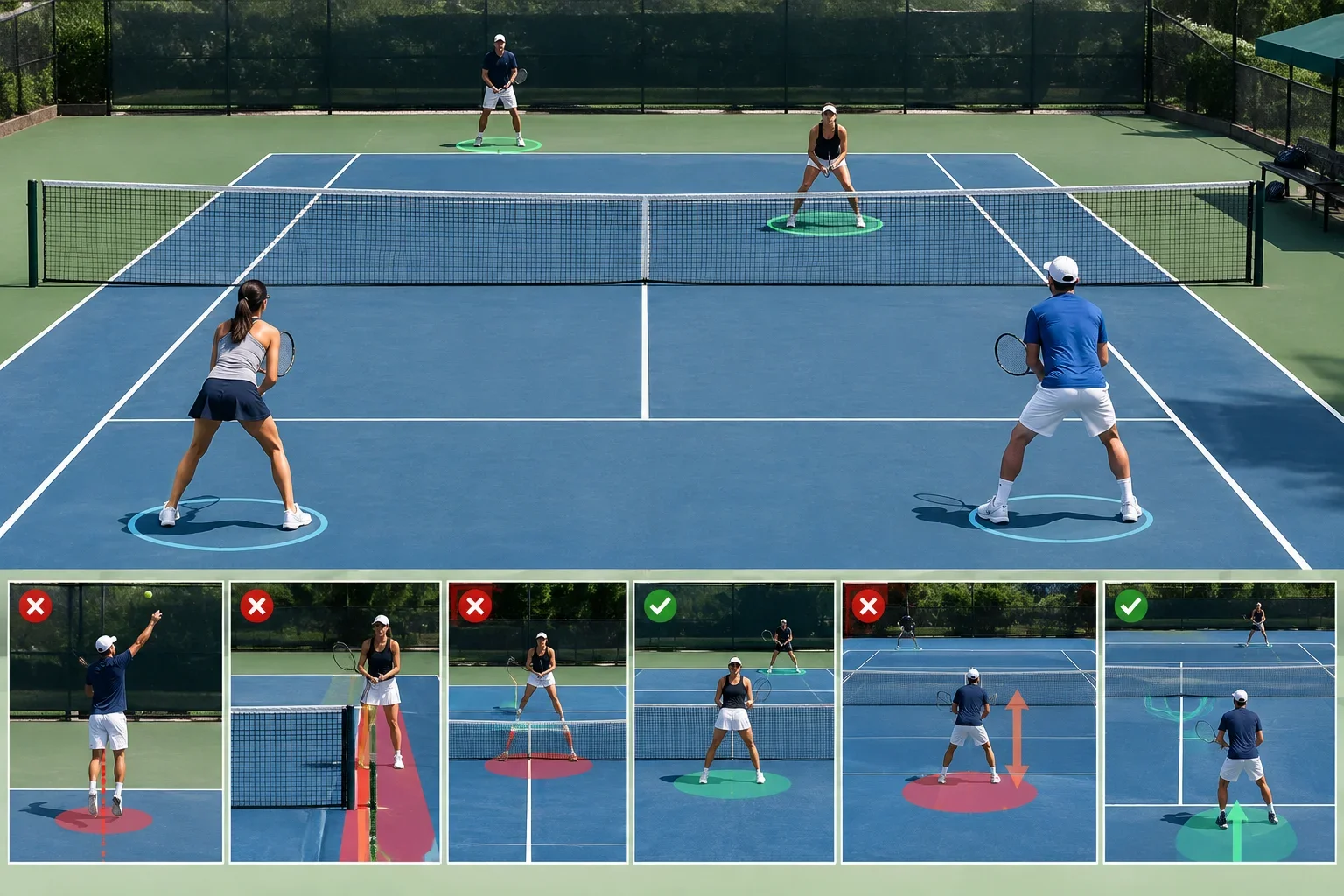 Tennis Doubles Strategy: 10 Positioning Mistakes Recreational Players Make