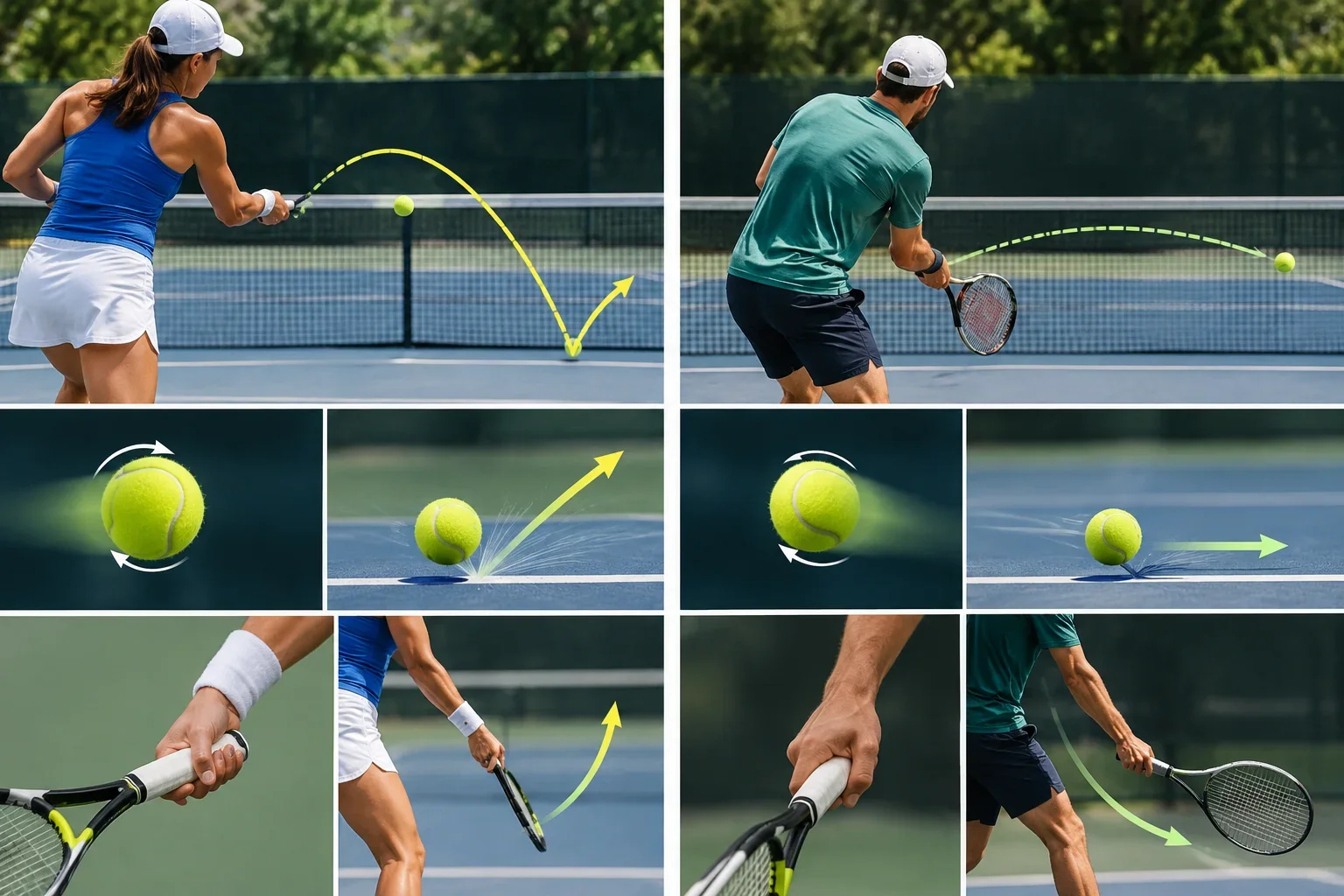 Topspin vs. Slice: When to Use Each Groundstroke